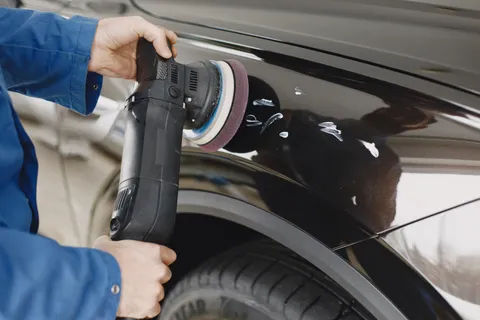 Fahrzeugaufbereitung - Detailaufnahme